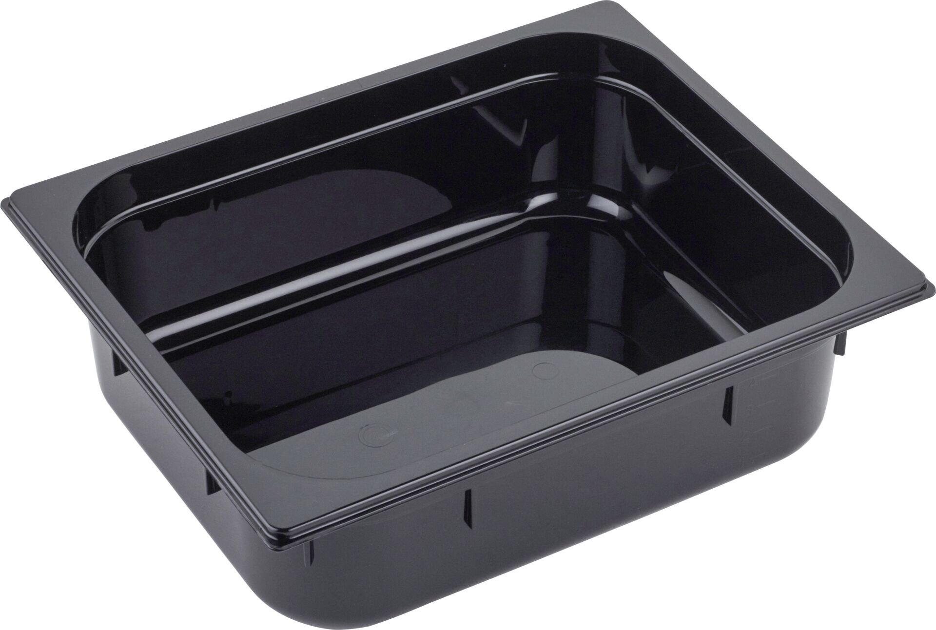 GN Behälter 1/2 Polycarbonat schwarz T: 100mm