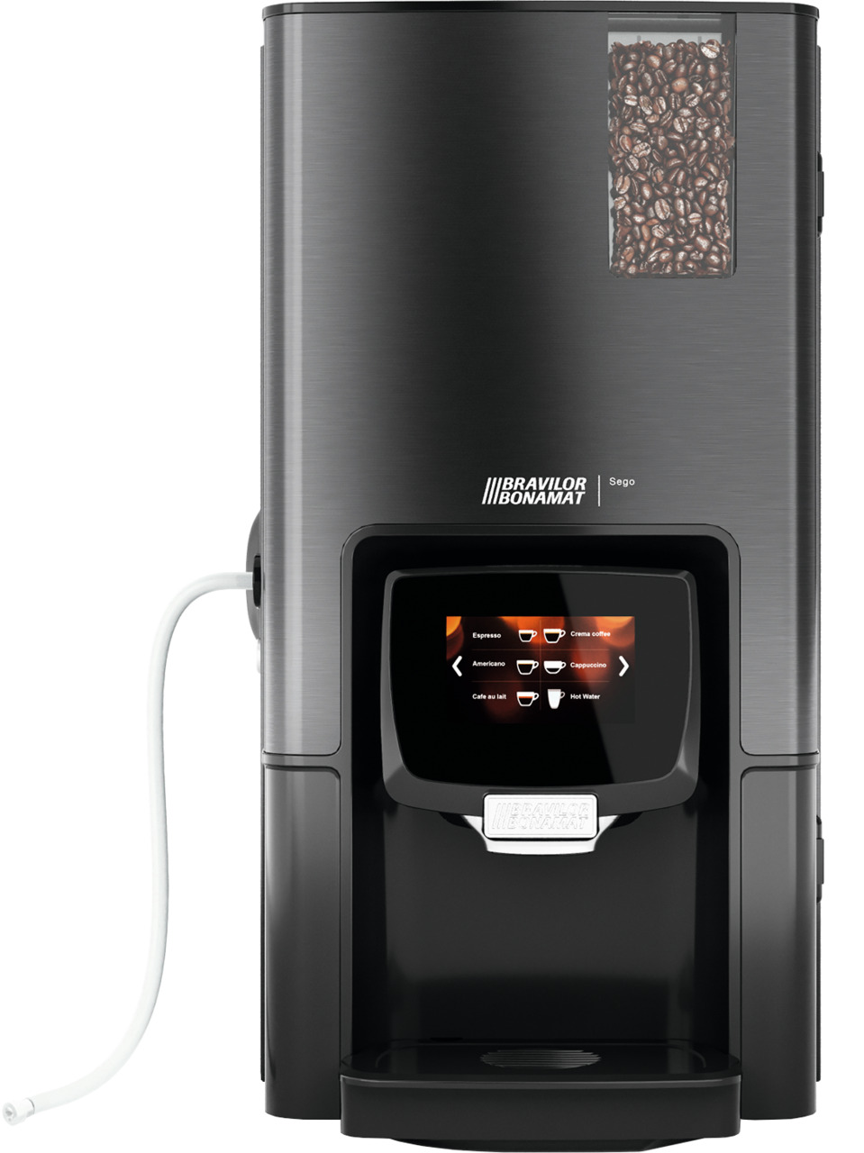 Kaffeevollautomat Sego 11L / 1 x 1,20 kg / 1 x 1,30 l / mit Wasseranschluss