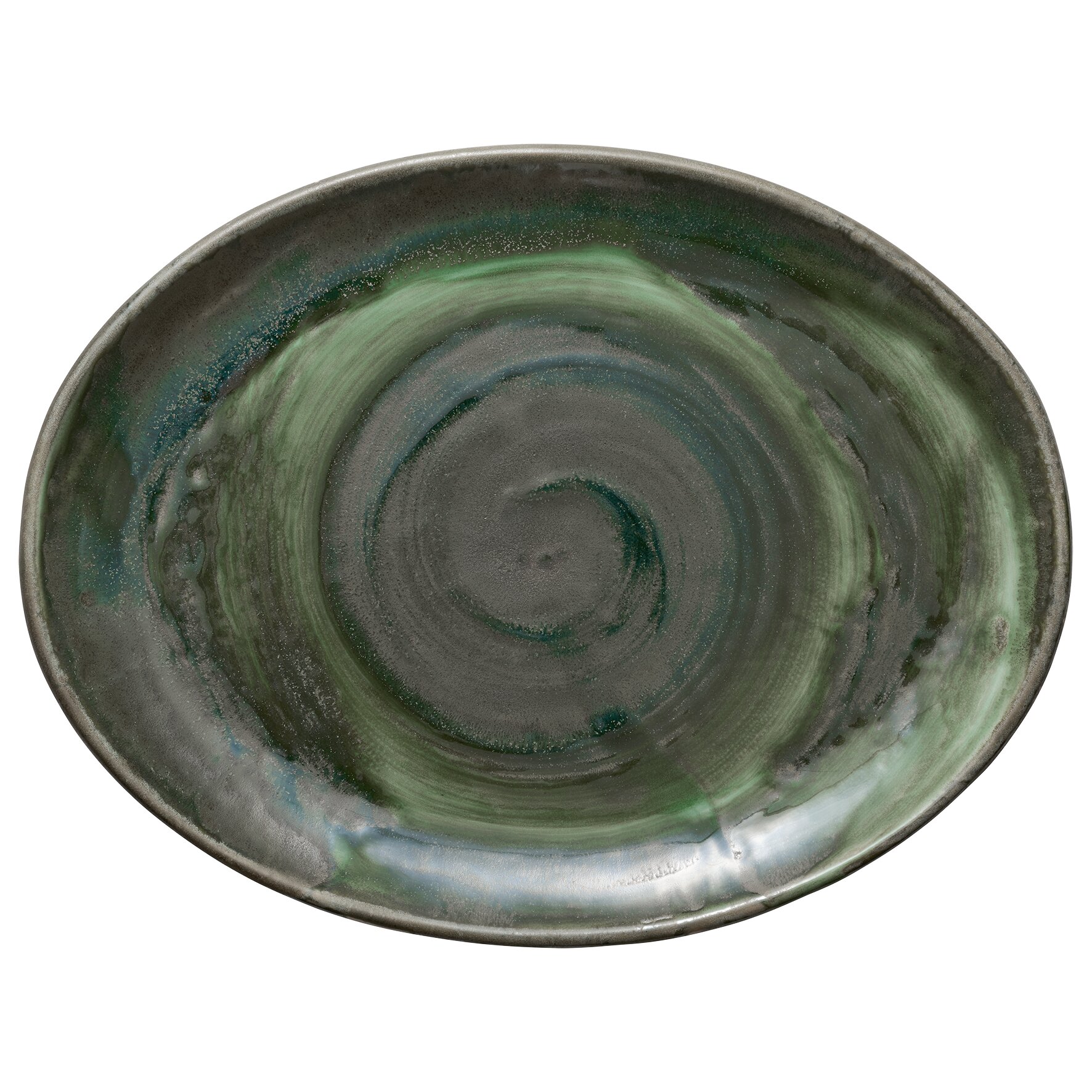 Perfect Match, Coupplatte oval 308 x 239 mm Avocado 