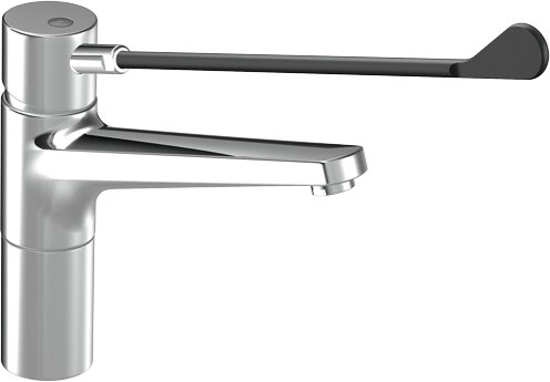 Gastro Hebelmischer A 225 B 184 Schwenkauslauf 160° Hebel lang ganzchrom