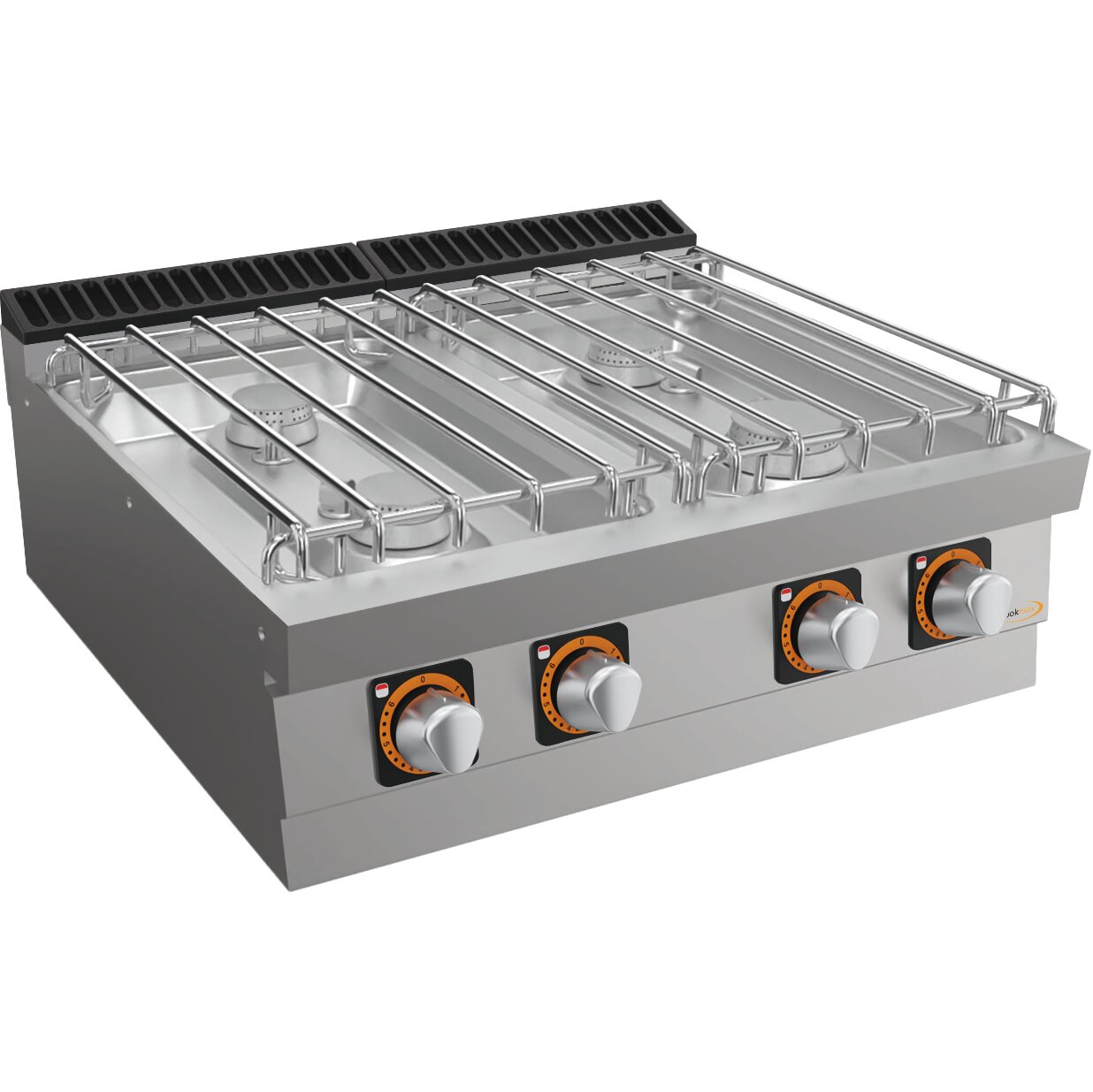 Gas-Kochfläche, 4 Brenner