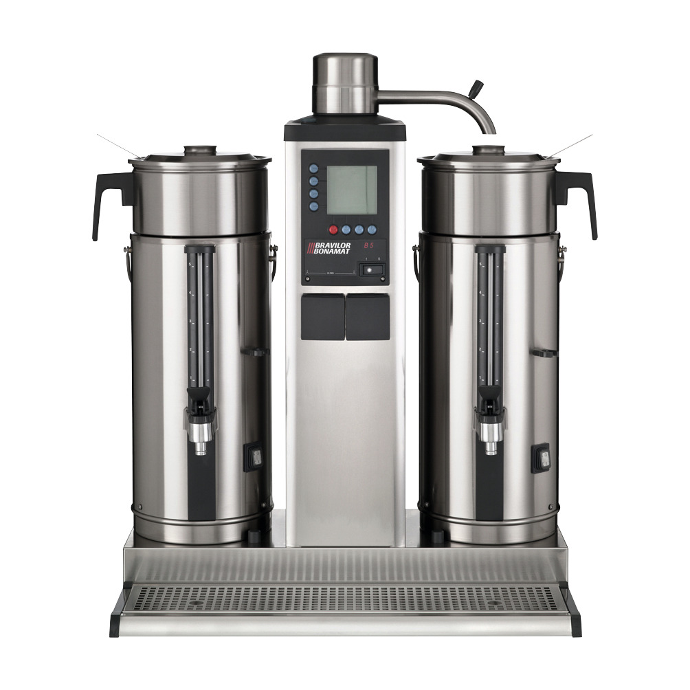 Filterkaffeemaschine 2 x 5,00 l / mit Wasseranschluss / 400 V