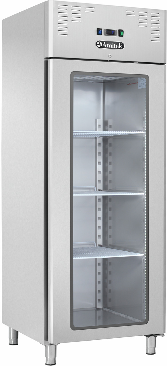 Kühlschrank mit Glastür, 700 l, GN 2/1