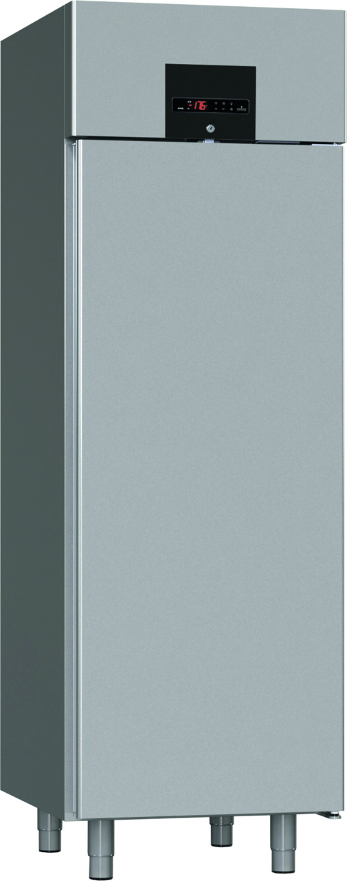 Hygiene-Tiefkühlschrank 700 l mit geprägten Sicken 695 x 870 x 2100 mm