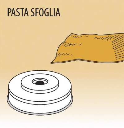 Matrize Pasta Sfoglia, für Nudelmaschine 516001