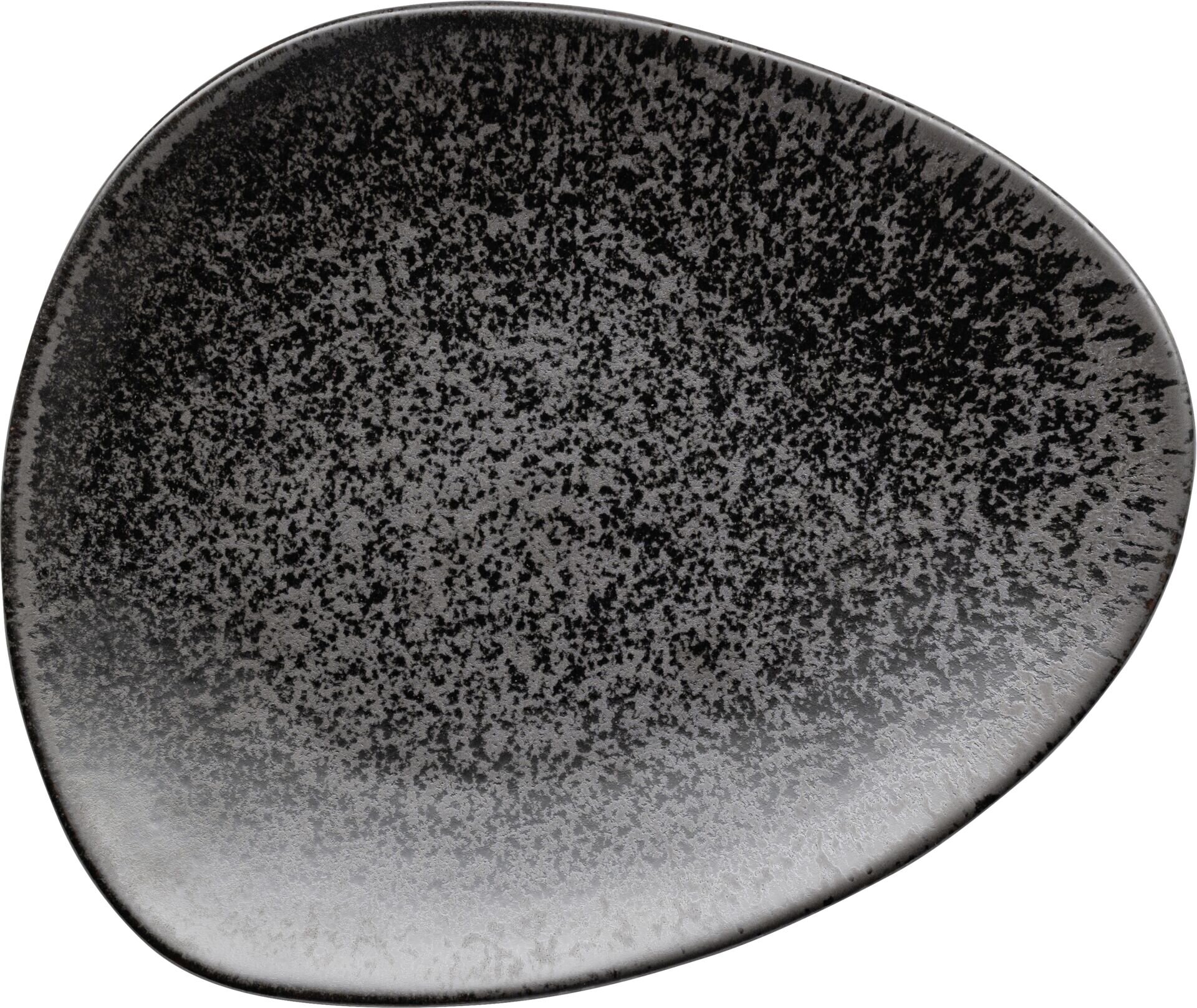 Porzellanserie „Ebony" Teller flach 25x20,6cm