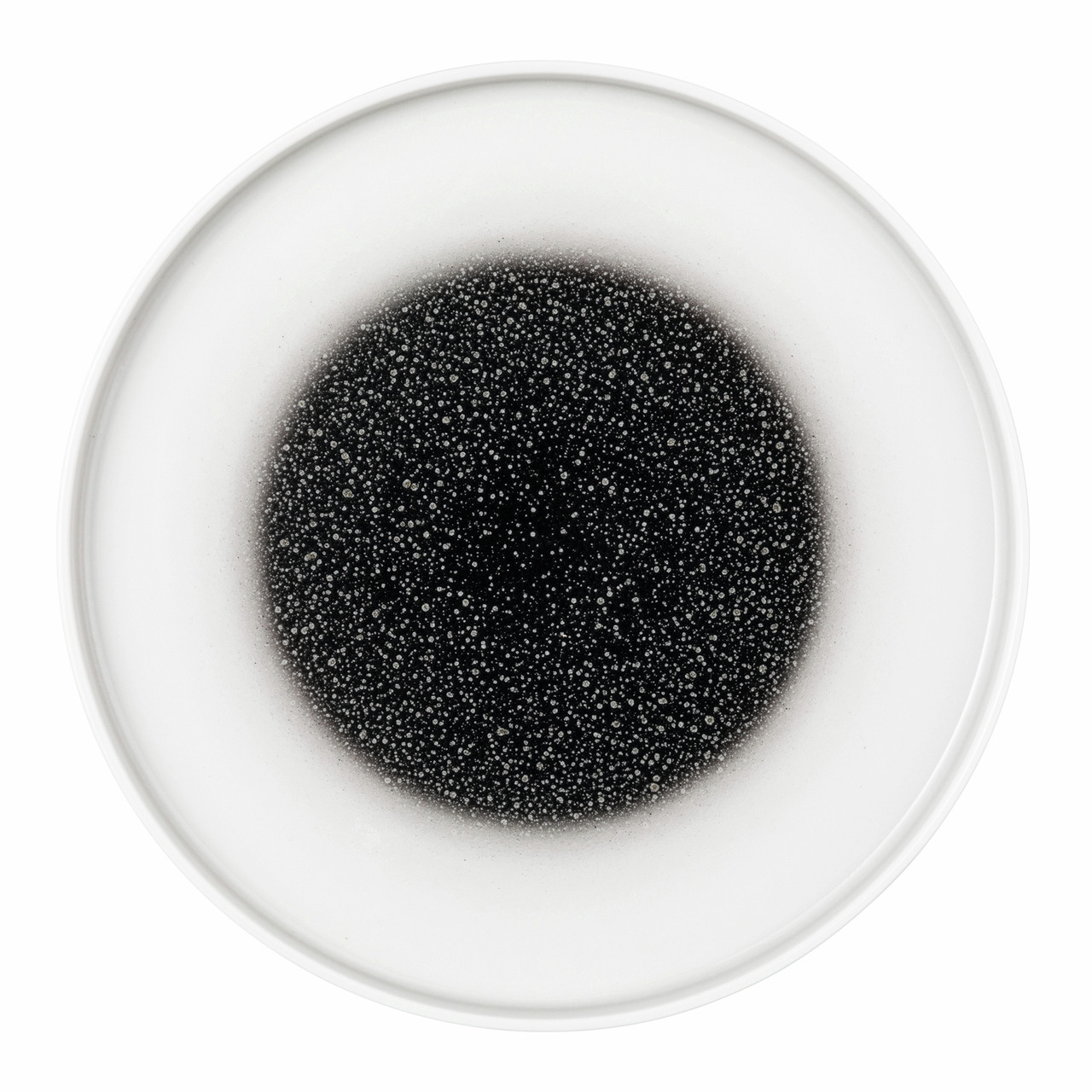 Good Mood, Teller flach ø 260 mm intense spotted black