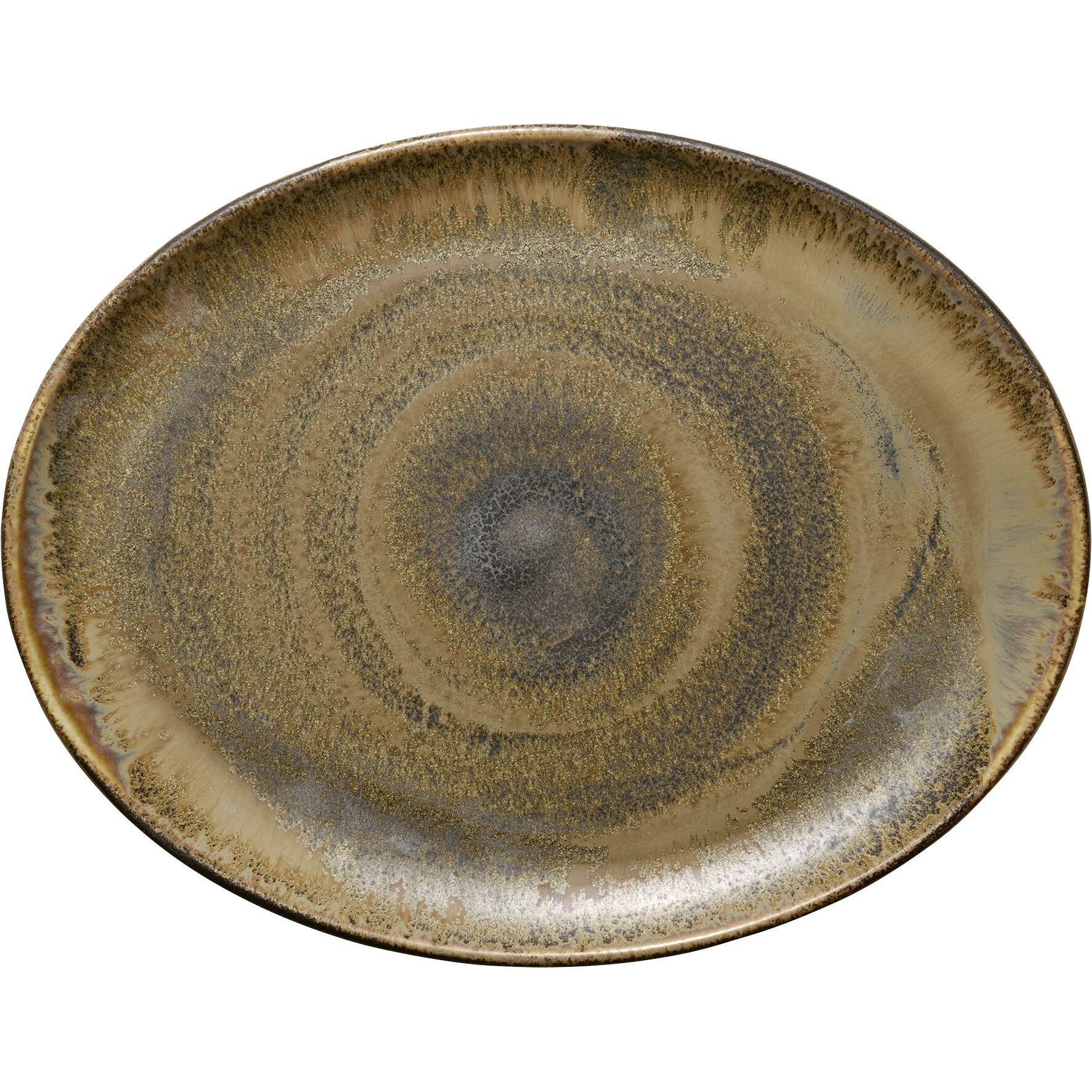 Perfect Match, Coupplatte oval 361 x 281 mm Cumin 