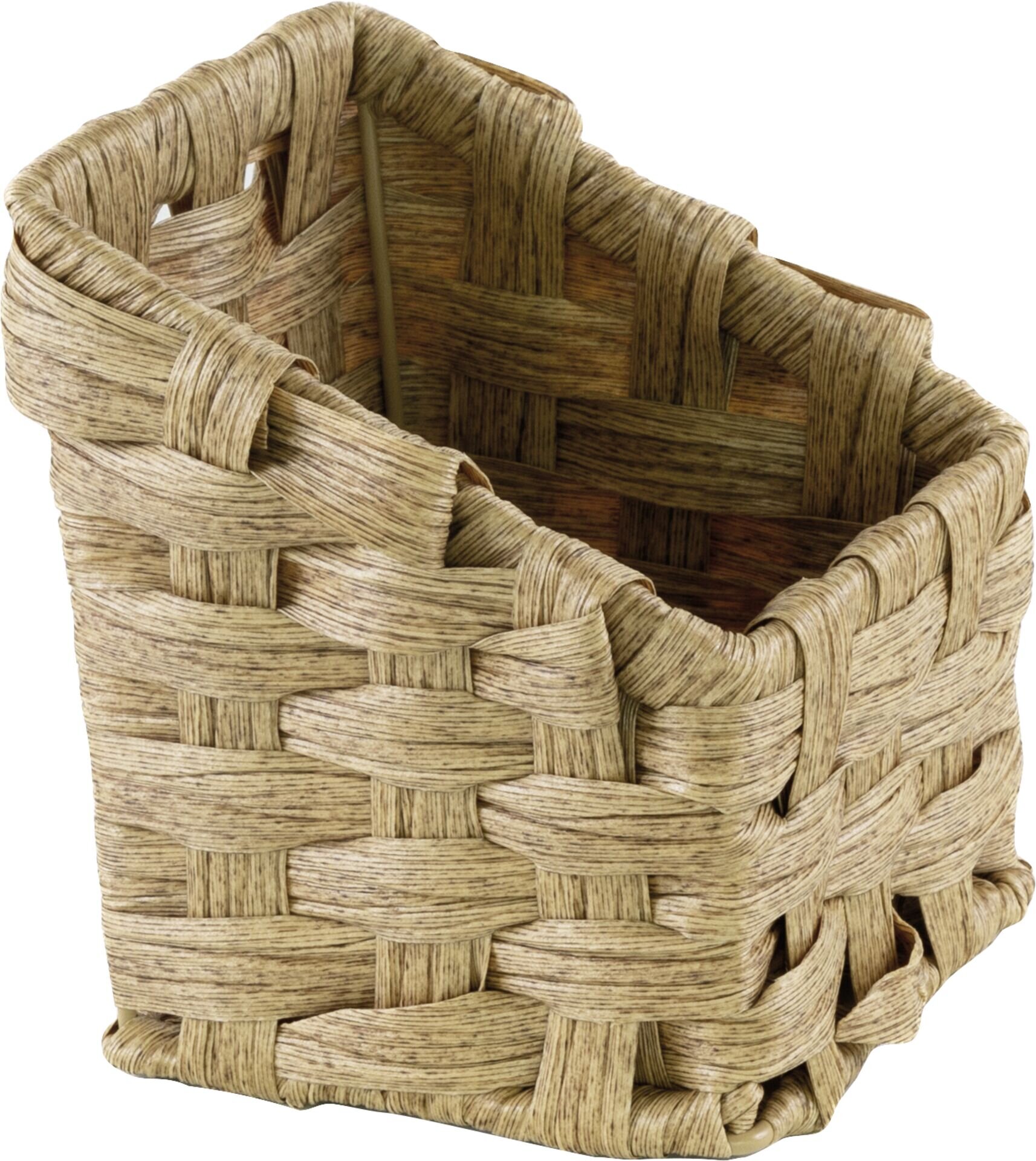 Besteckkorb schräg, beige, Polyrattan