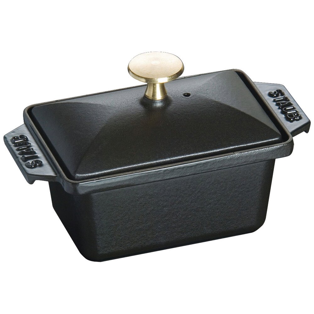 Terrine eckig 150 x 110 mm schwarz