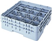 Gläserkorb 16 Fächer Glas max. ø 110 mm, H 257 mm / 500 x 500 mm