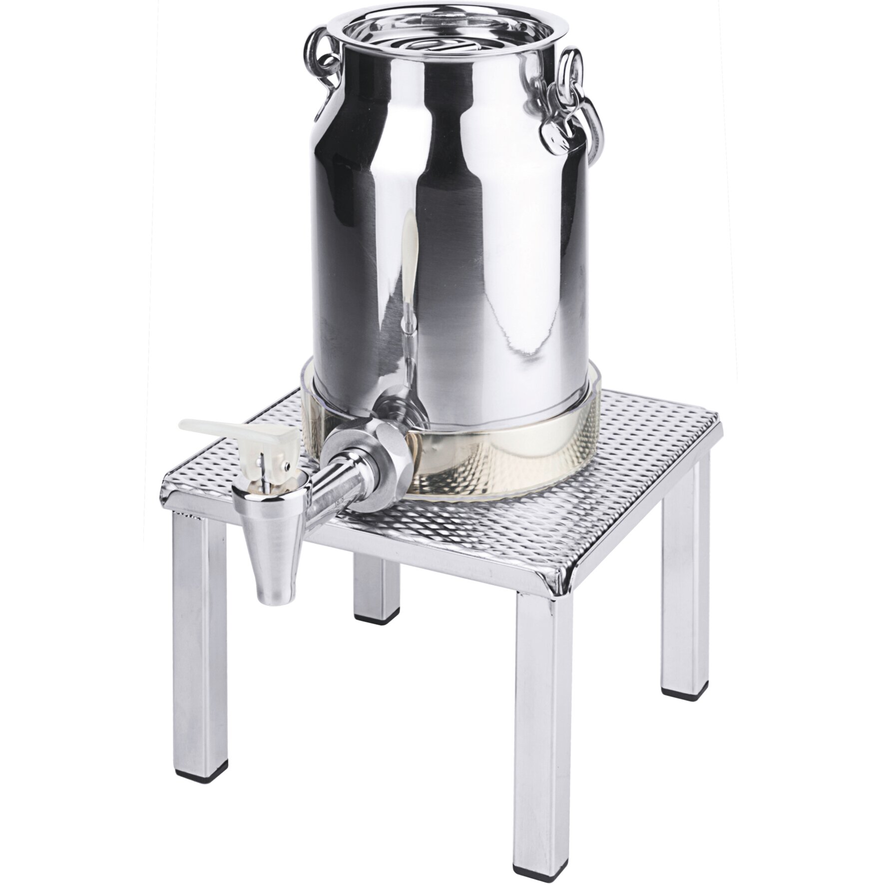 Milchstation mit Edelstahlkanne 1,00 l medium