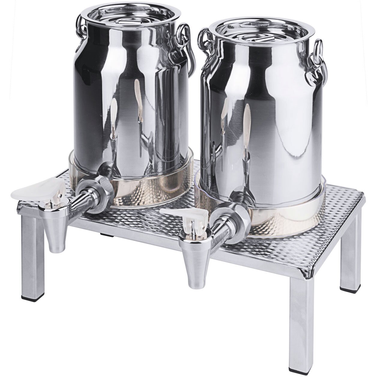 Milchstation mit 2 Edelstahlkannen á 1,00 l