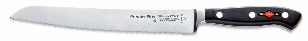 Premier Plus, Brotmesser Klingenlänge 210 mm Wellenschliff