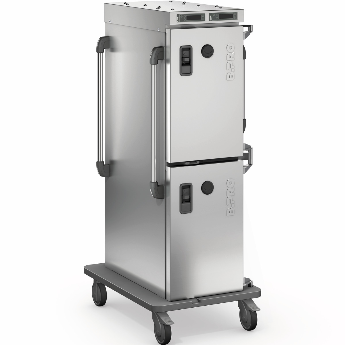 Speisentransportbehälter fahrbar / umluftbeheizt für 2 x 12 GN 1/1