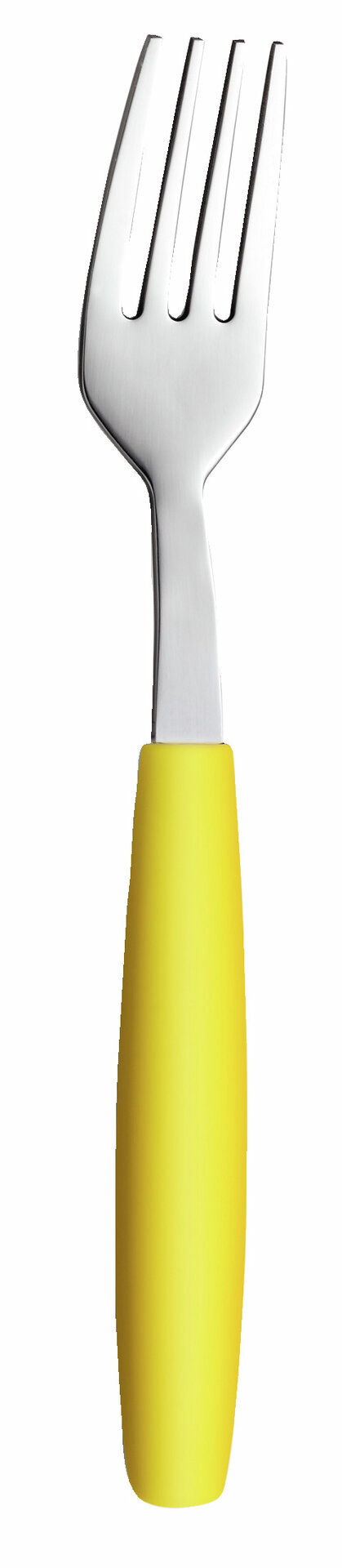 Besteckserie "Colour" gelb Dessertgabel