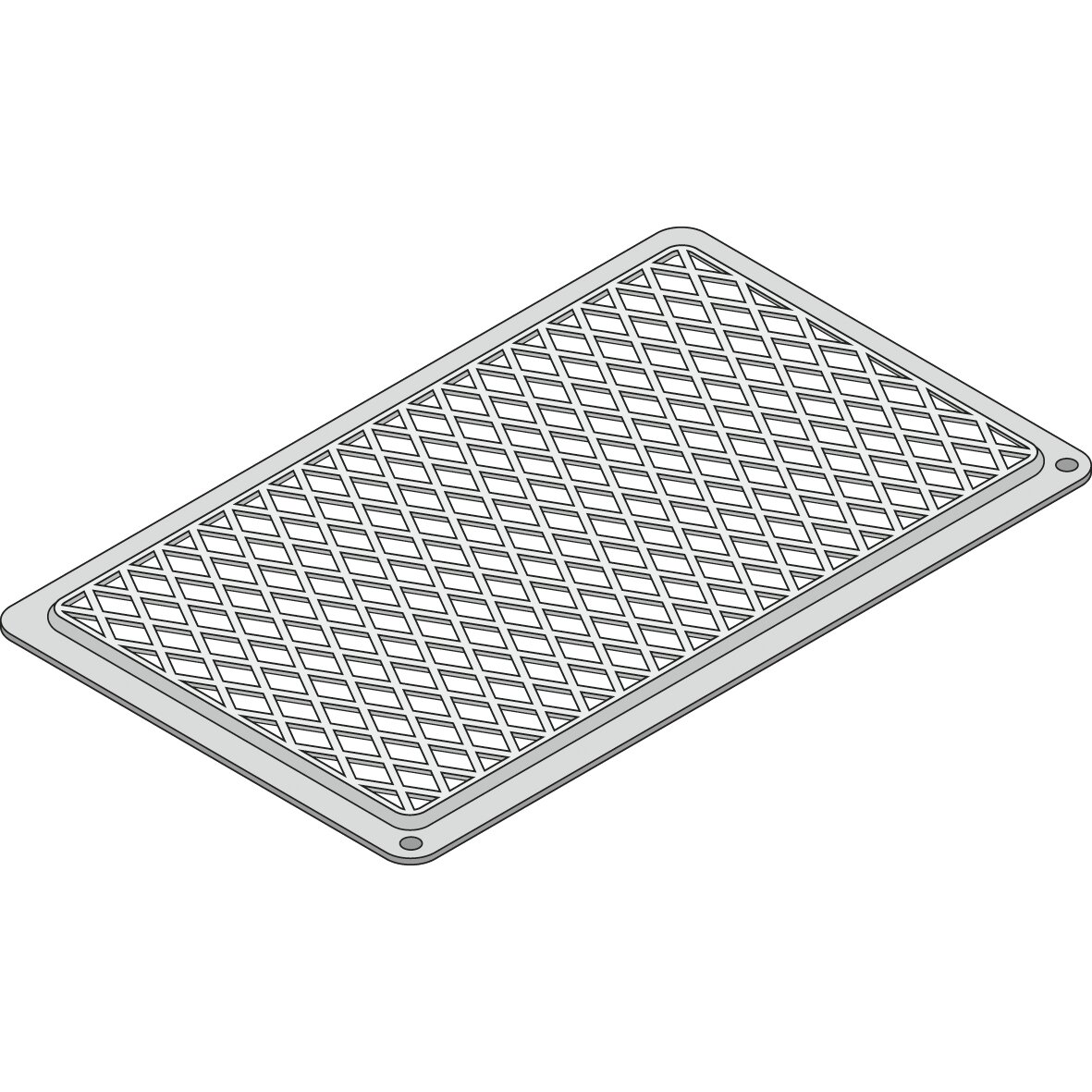 Kreuz- und Streifen-Grillrost GN 1/2 / 325 x 265 mm / TriLax Kreuz- und Streifen-Grillrost GN 1/2 / 325 x 265 mm / TriLax