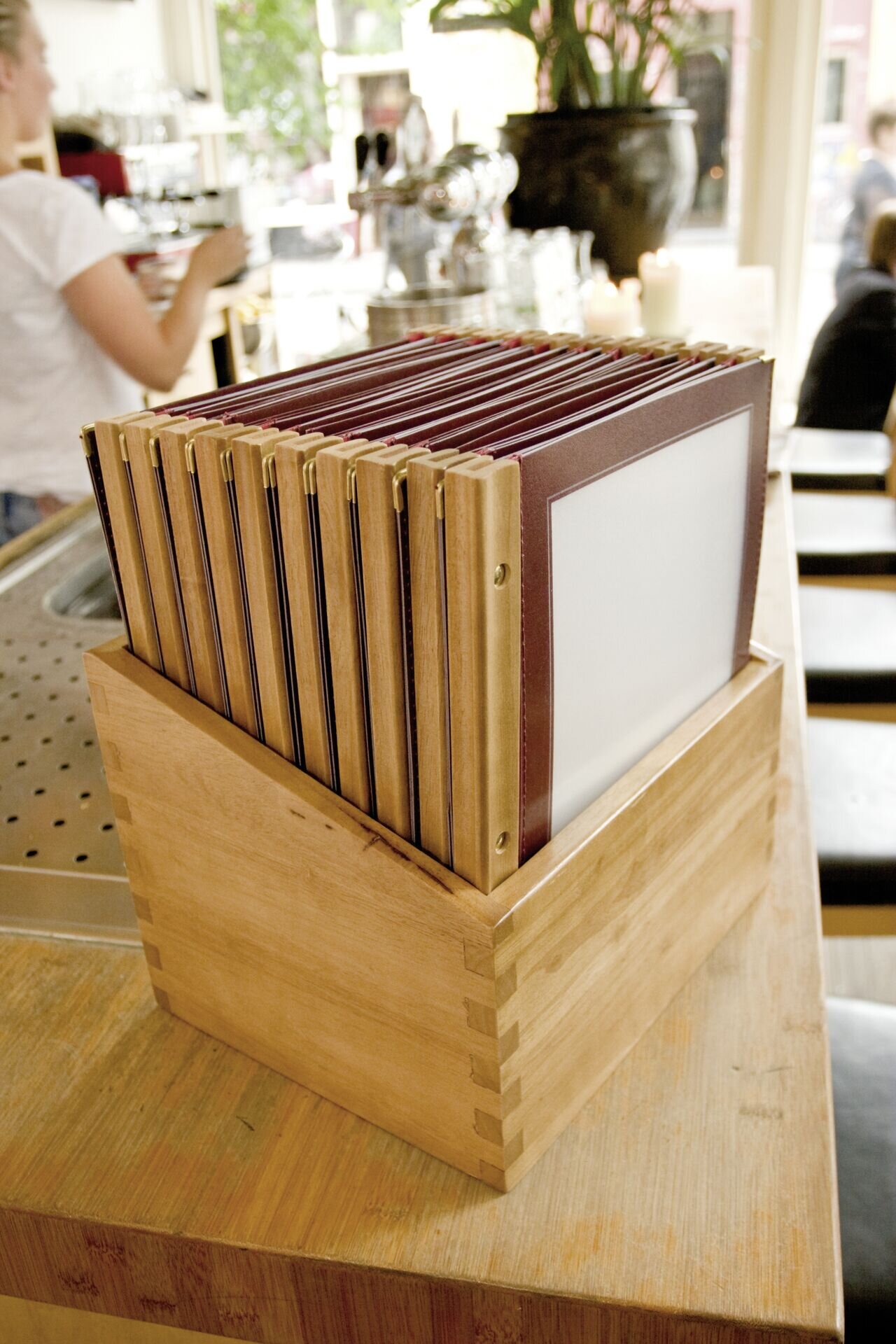 Einleger einzeln A5 bordeaux