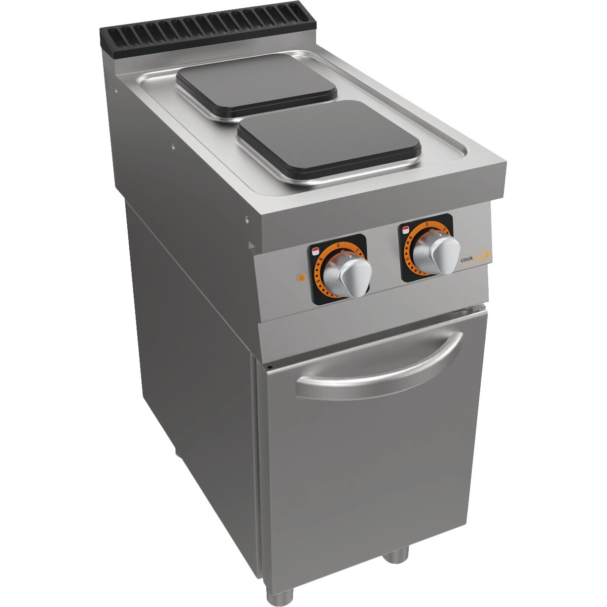 Elektro-Kochfläche, 2 Platten, Unterbau mit Tür