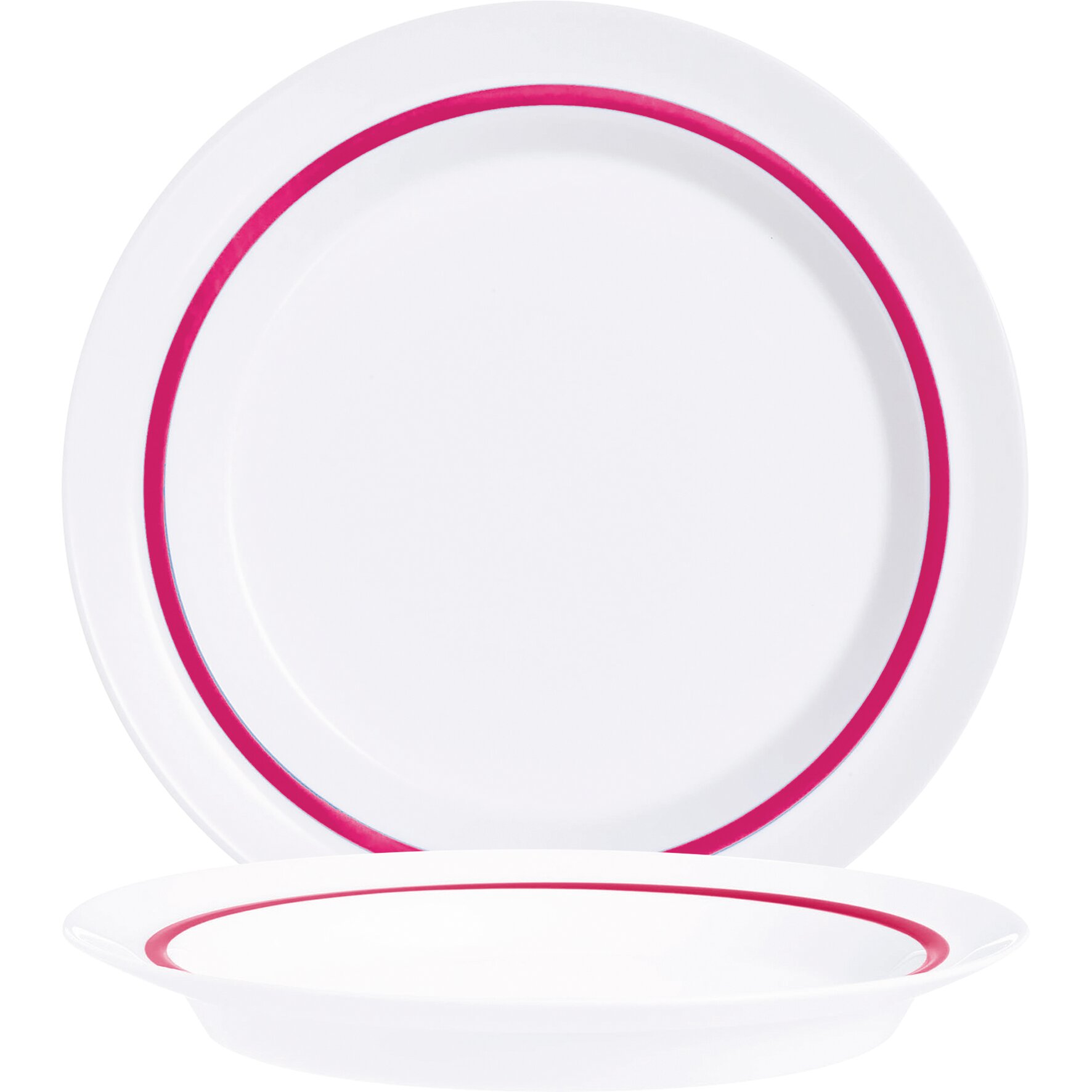 Autonomy, Teller flach ø 230 mm rot 