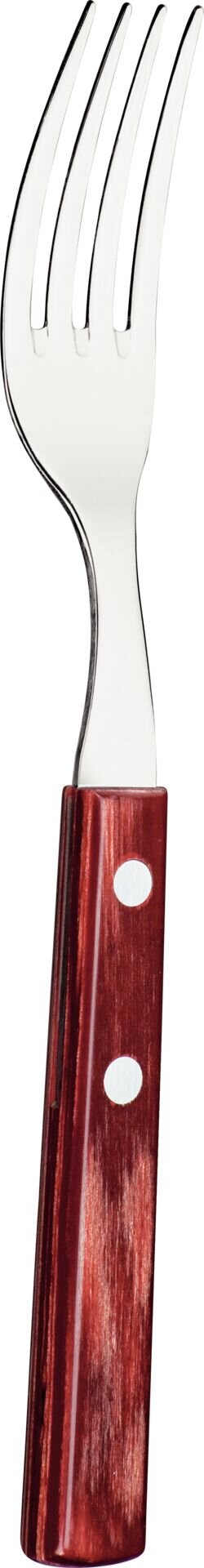 Steak-/Pizzabesteck "Churrasco" Gabel L: 20cm mahagoni
