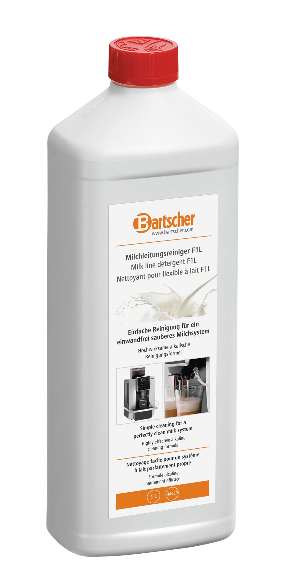 Milchleitungsreiniger F1L 6 Flaschen je 1,00 l
