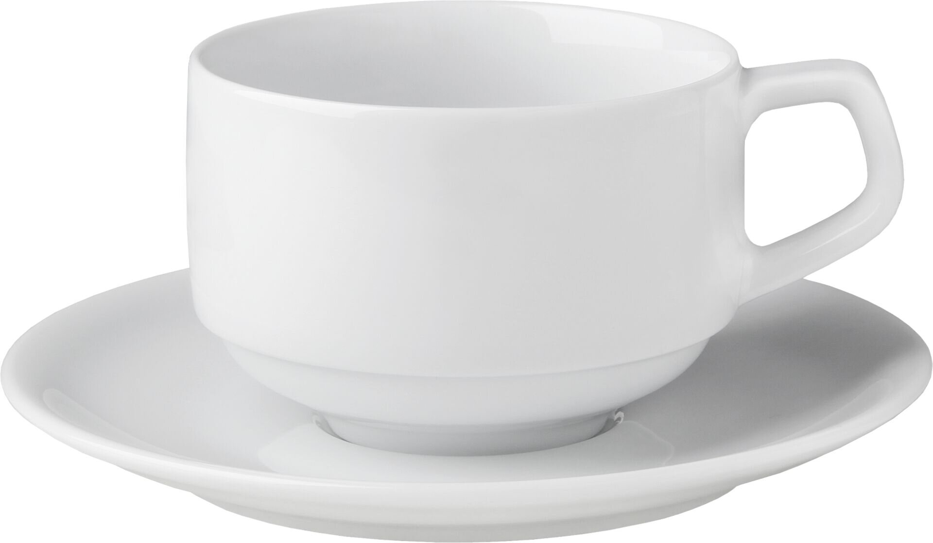 Hotelporzellan "Rotondo" Tasse stapelbar Espresso obere