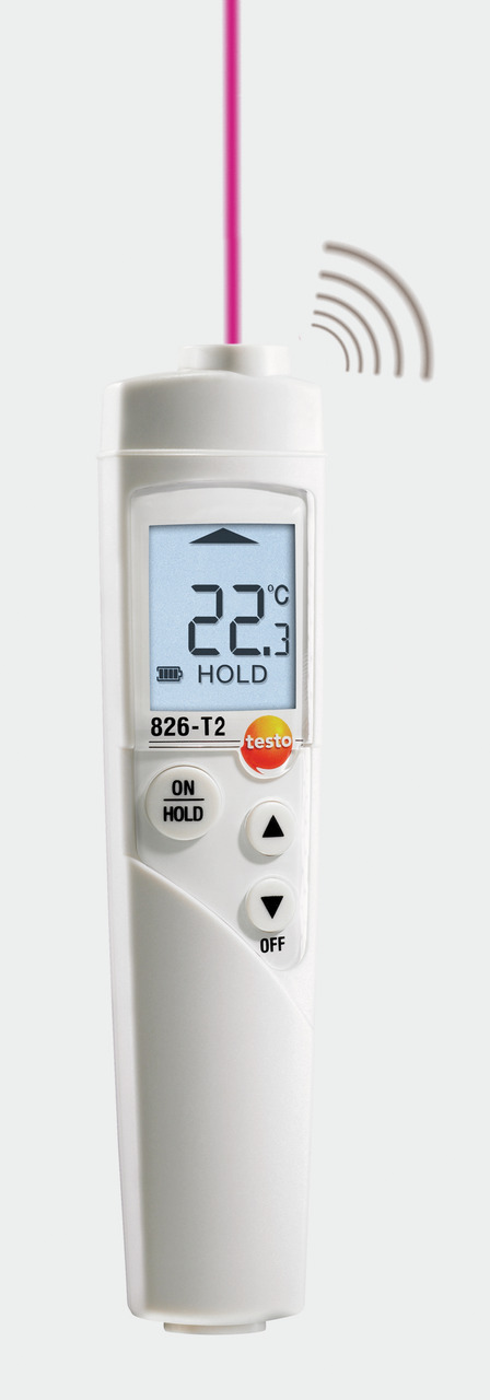 826-T2 Infrarot-Temperaturmessgerät -50°C bis +300°C mit Schutzhülle