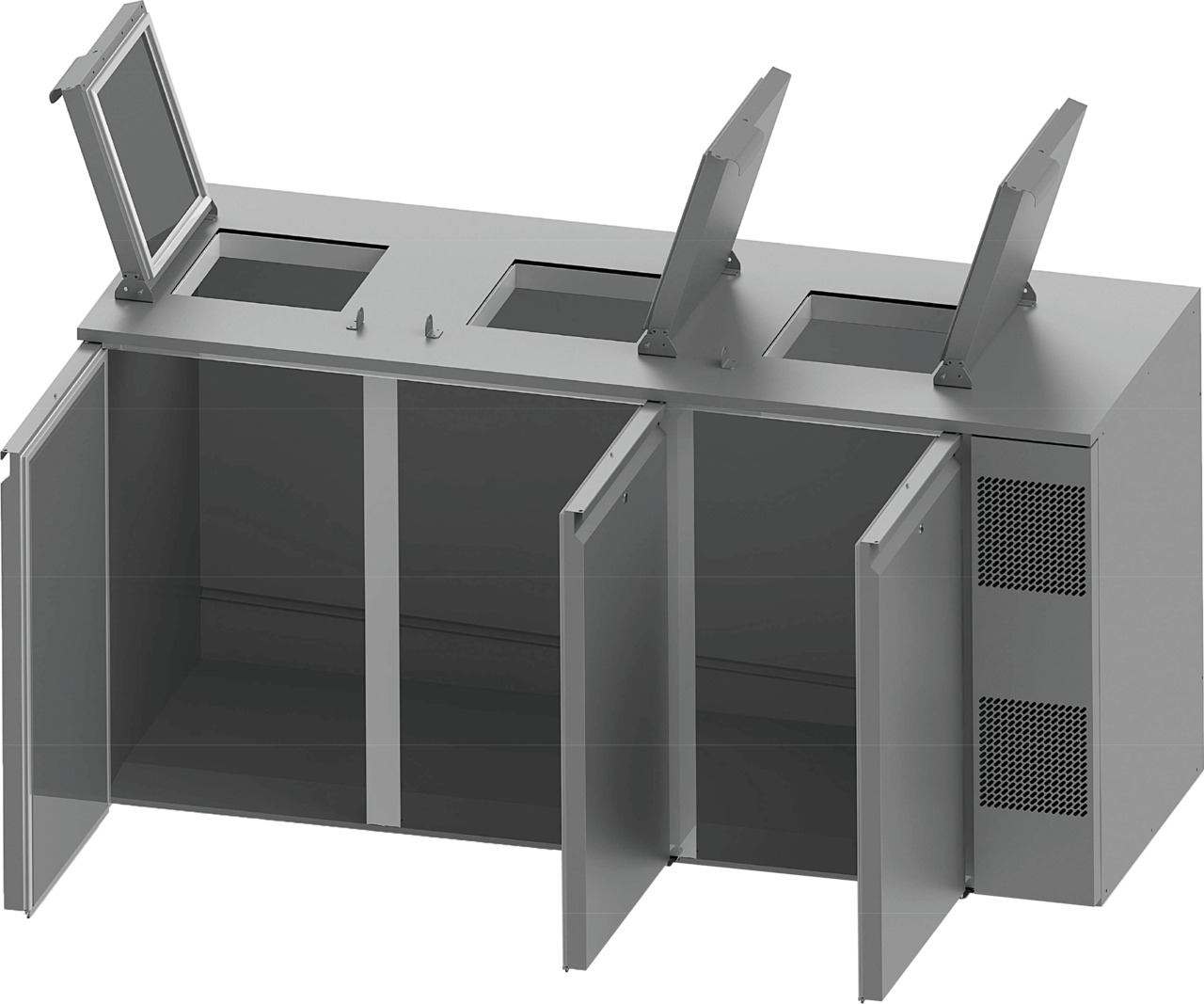 Konfiskatkühler für 3 x 120 bzw. 3 x 240 l, für Zentralkühlung