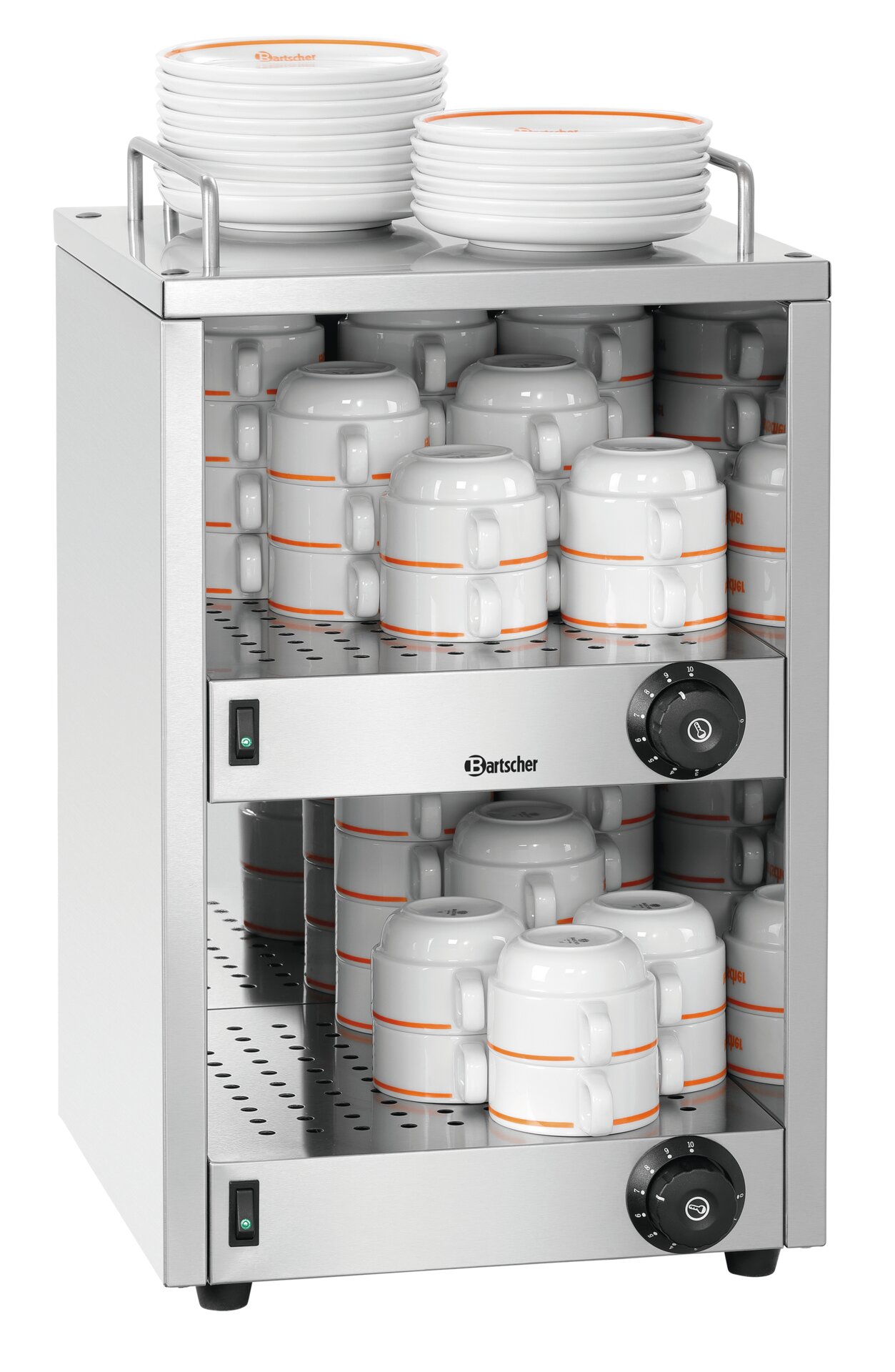 Tassenwärmer für 72 Tassen 320 x 320 x 545 mm / 230 V / 0,14 kW