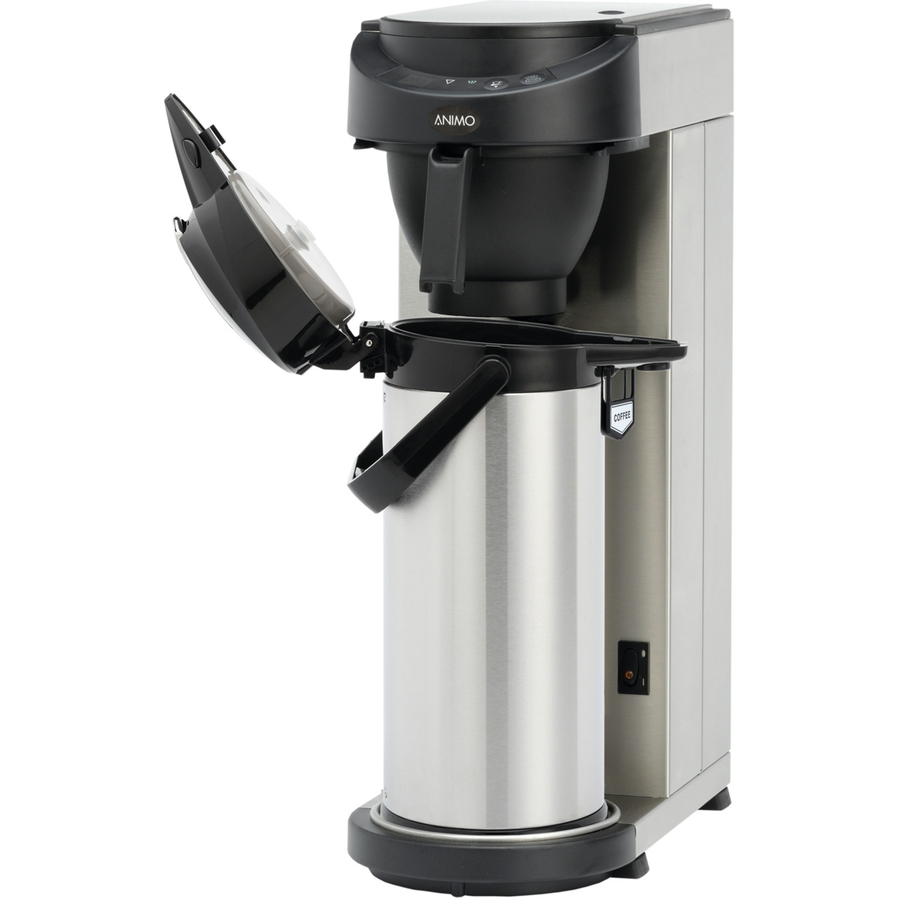 Filterkaffeemaschine 2,10 l schwarz ohne Pumpkanne / mit Wasseranschluss