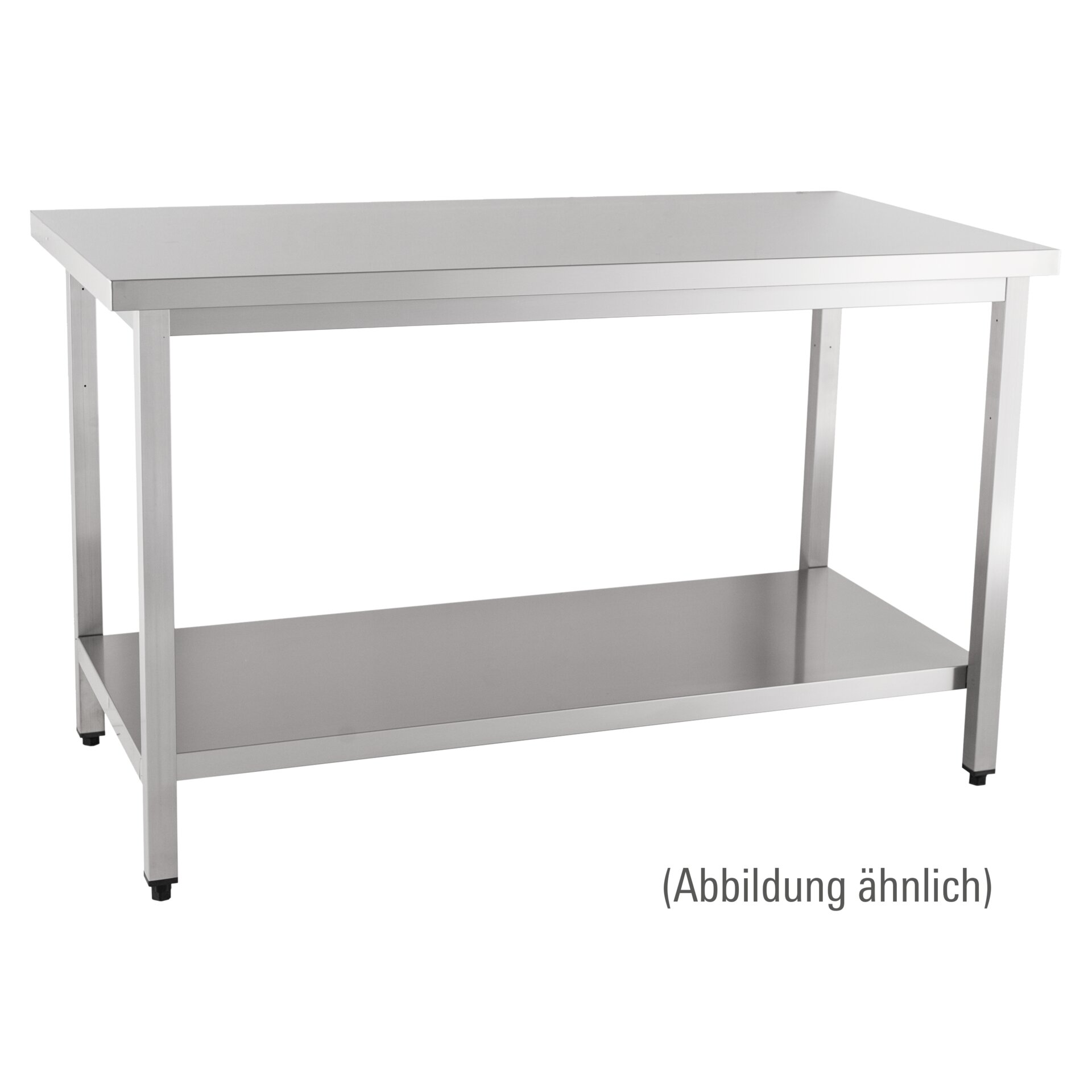 Arbeitstisch fertig montiert mit Boden ohne Aufkantung 1800 x 600 x 850 mm