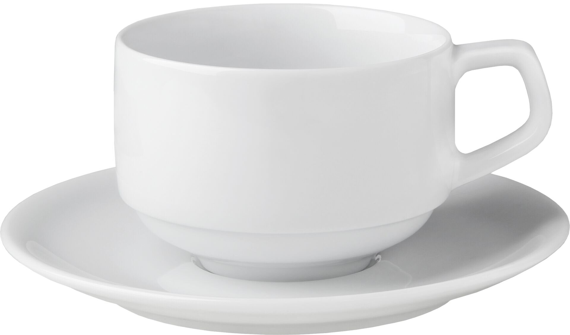 Hotelporzellan "Rotondo" Tasse stapelbar Kaffee obere