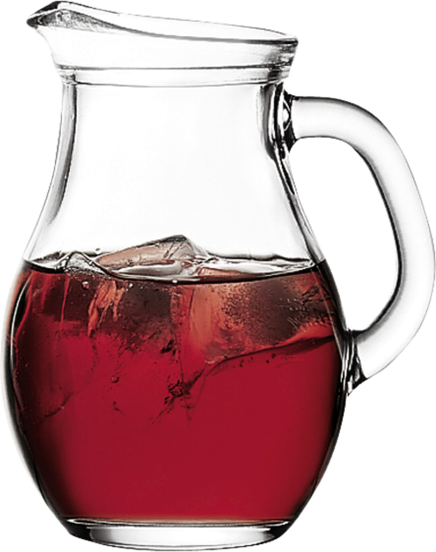 Glaskrug mit Füllstrich 0,25L