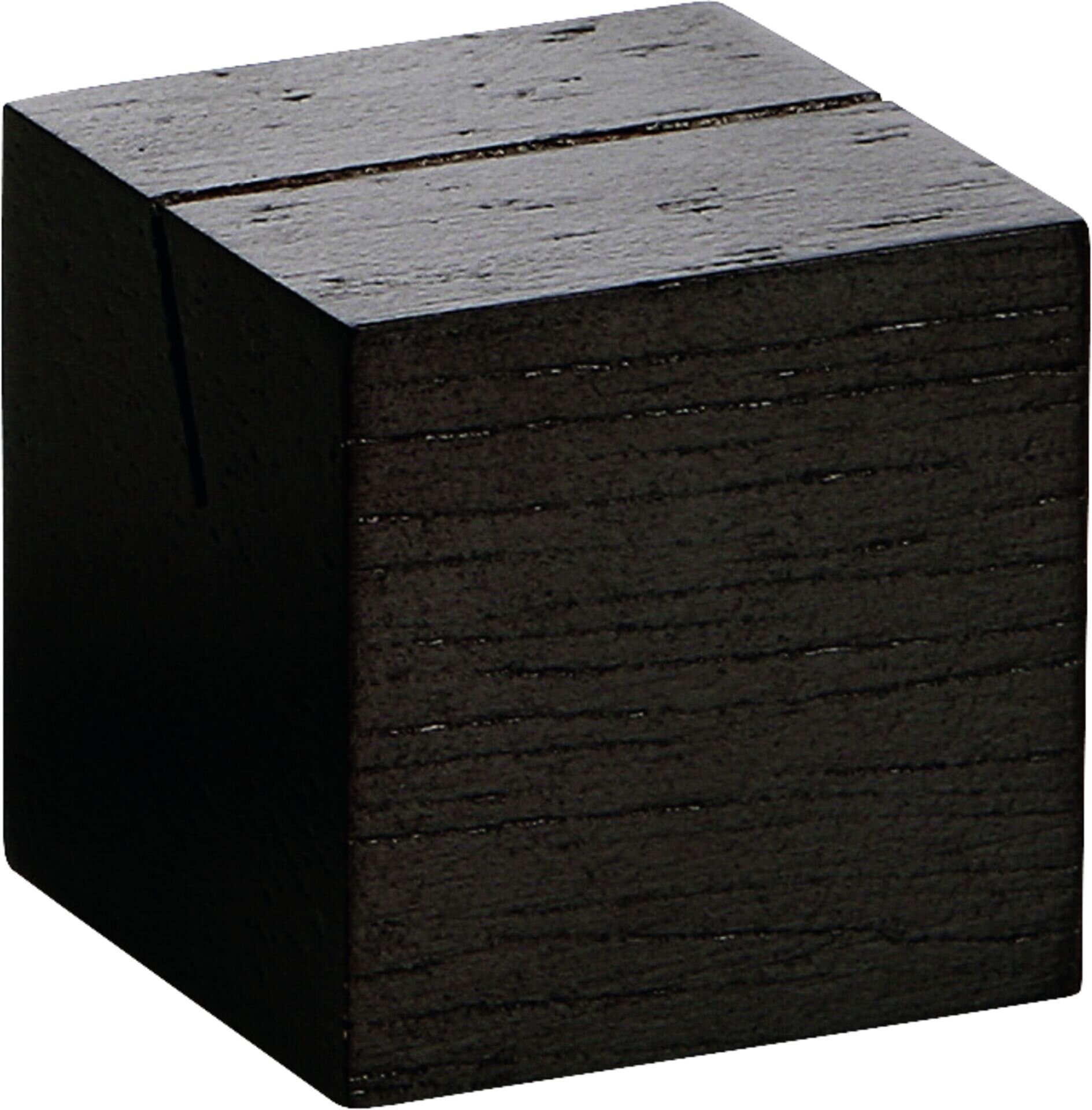 Kartenhalter „Würfel“ dunkelbraun