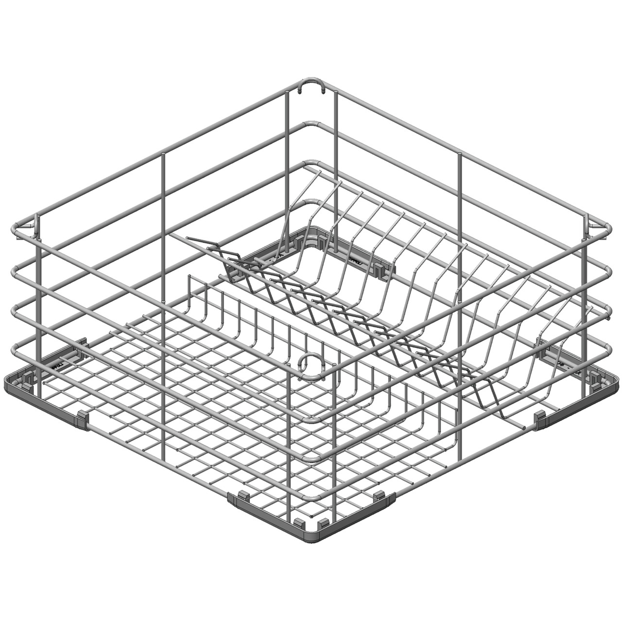 Bistrokorb 400 x 400 mm für Gläserspüler 90811018