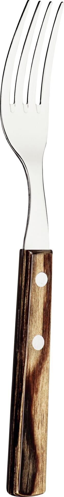 Steak-/Pizzabesteck "Churrasco" Gabel L: 20cm braun