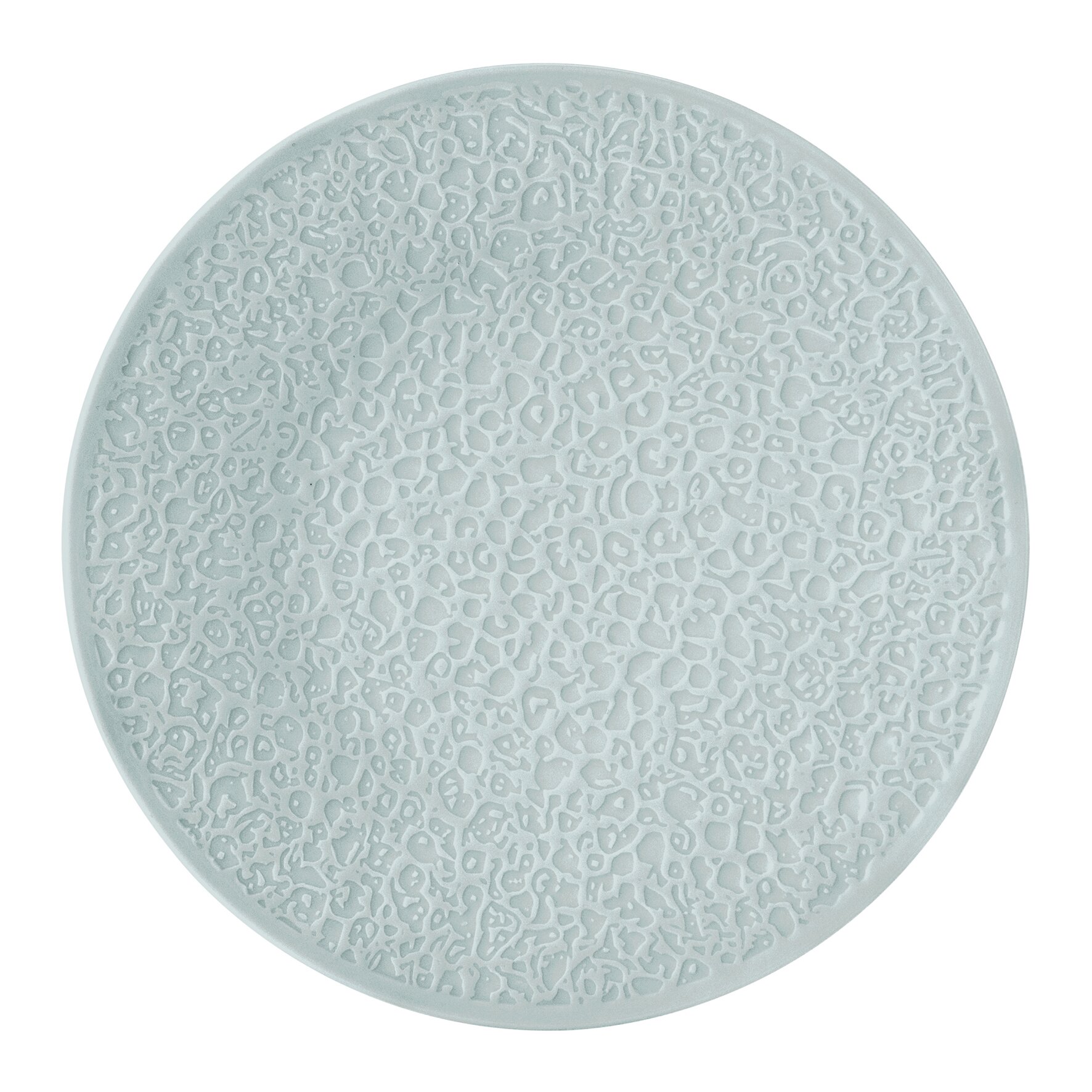 Nori, Teller flach ø 282 mm Vollrelief arktisblau