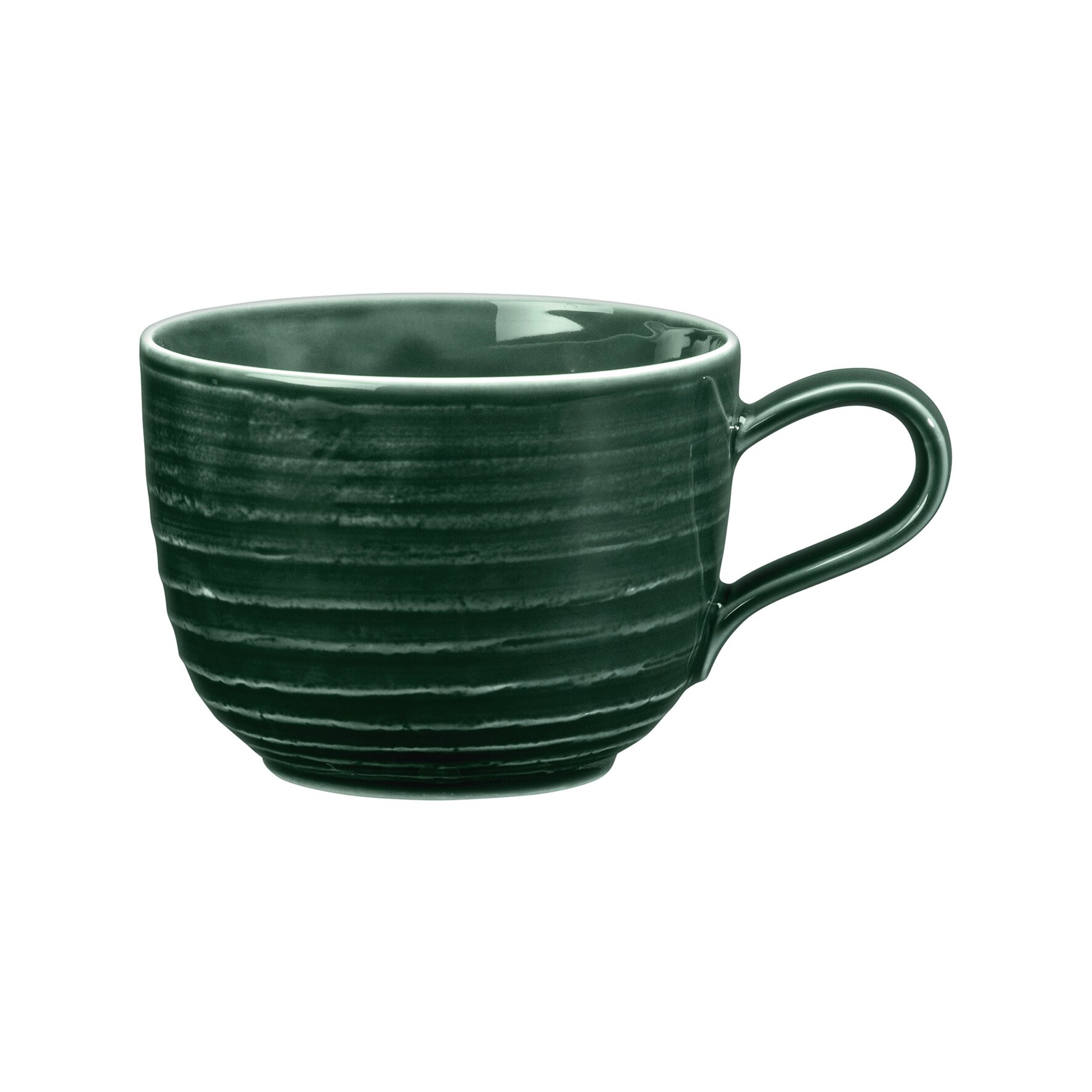 Terra, Kaffeetasse mit Relief ø 118 mm / 0,26 l moosgrün