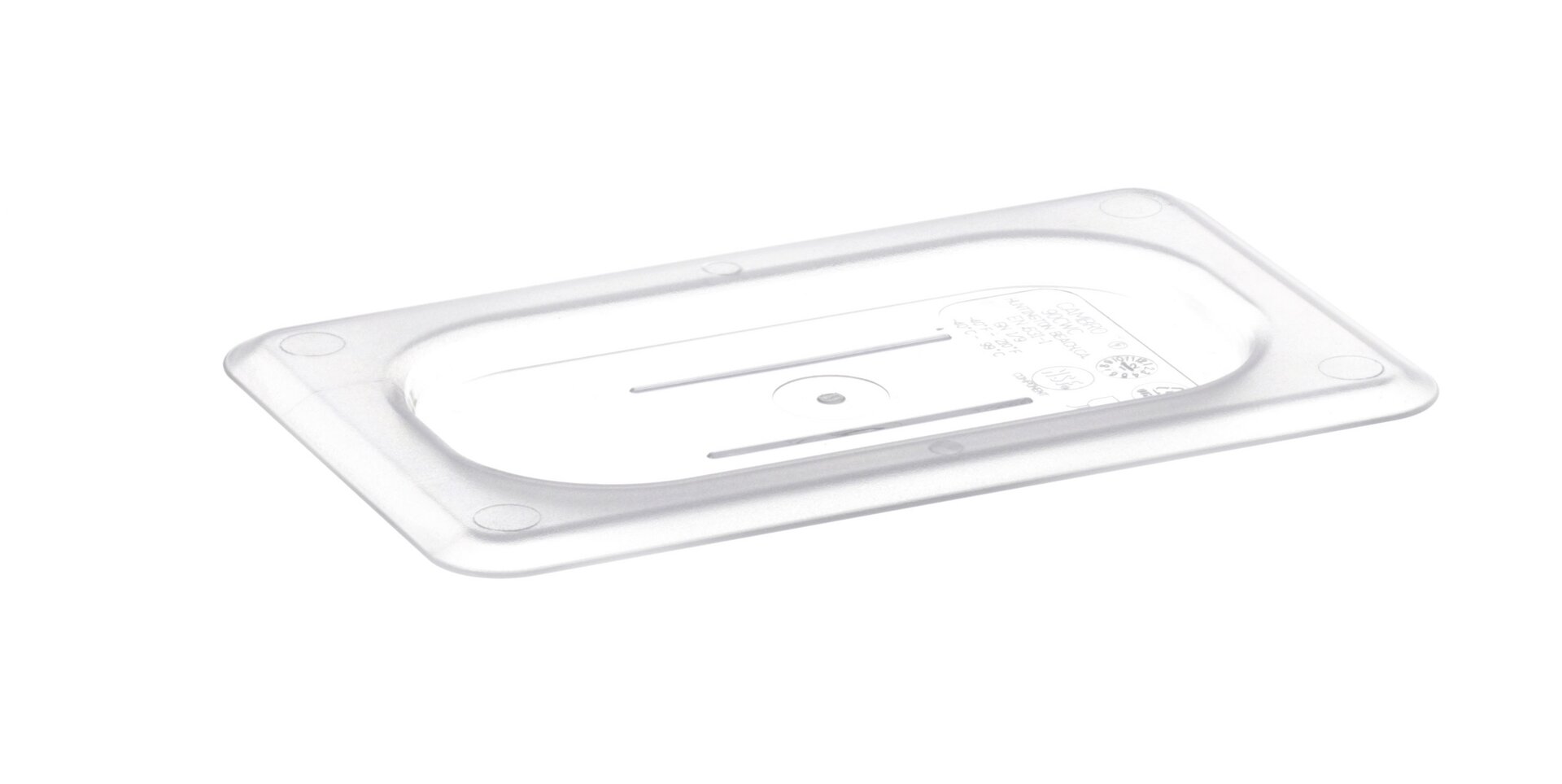 GN-Deckel, GN 1/9, 176 x 108 mm, ohne Griff, Polycarbonat transparent