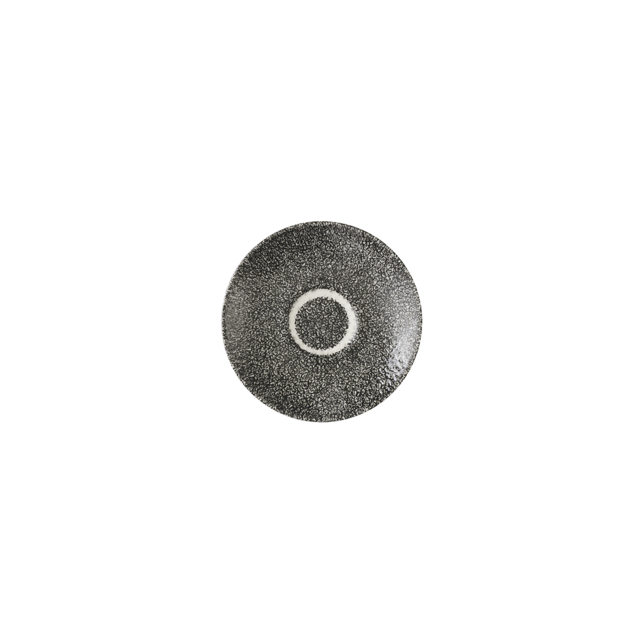 Studio Prints Raku, Espresso-Untertasse ø 118 mm Quartz Black 